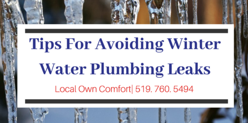 Guelph Plumber - Tips for Avoiding Winter Plumbing Leaks